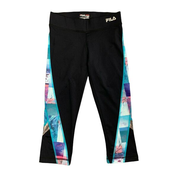 Fila Pants - Fila Sport Running Capri Leggings Women's Size XS Mid Rise Stretch Crop Pull On
